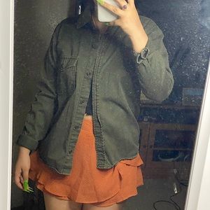 Green Button Down Shirt